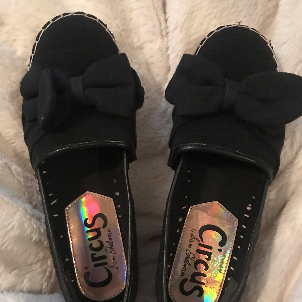 Circus by Sam Edelman Black Platform Espadrilles